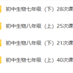 初中生物七上七下八上八下全套共114节-学怪兽